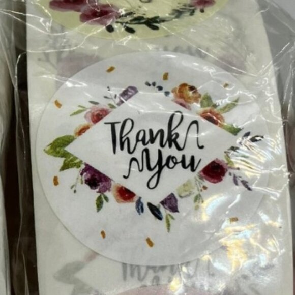 1,000 stickers -TWO NEW Rolls Self Adhesive Stickers to support your business - Picture 2 of 5